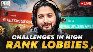 WEHSHI MODE ON | RUSH GAMEPLAY | CONQUEROR CHALLENGE | TMG MARKHOR | PUBG Live Stream