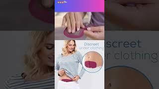 Beurer EM50 TENS Unit & Heating Pad, Portable Period Cramps Pain Relief, Rechargeable, Auto Shut Off