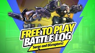 F2P Battle Log Ep24: Surge and Disruptors | Gear Hub | Mech Arena