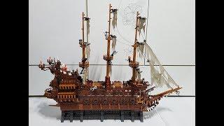 lepin 16016 Pirates of the Caribbean : Flying Dutchman 레핀 16016 캐리비안의 해적 플라잉 더치맨 조립영상