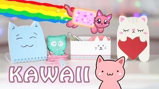 DIY KAWAII / КАВАЙНЫЕ КОТИКИ  ШКОЛЬНЫЕ ПРИНАДЛЕЖНОСТИ, ОРГАНАЙЗЕРЫ  Back to school  Afinka