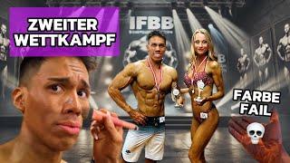 Wettkampf-Chaos: Farbe verk*ckt, Kein Schlaf, Stress, Zu spät... IFBB Austria Newcomer