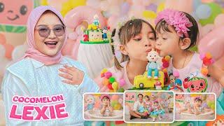 LEXIE CANTIK BANGET  BUNDA DAN LEIKA IKUT FOTO PERSIAPAN ULANG TAHUN LEXIE TEMA COCOMELON