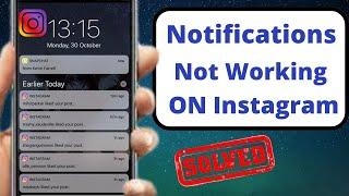 Instagram Notifications Not Working on iPhone | iOS 16 | 2022