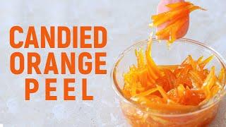 Homemade Candied Orange Peel