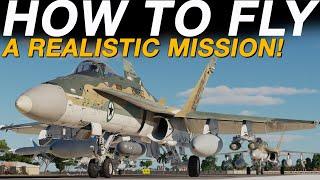 How To Fly In A REALISTIC Multiplayer DCS World Mission!