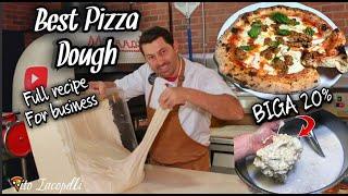 How To Make Best PIZZA DOUGH for Your Business (Full Recipe-BIGA)