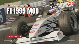 Assetto Corsa F1 1999 Mod - Rubens Barrichello’s Thrilling First Lap at Spa! Sparks & Overtakes!