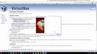 how to install VirtualBox