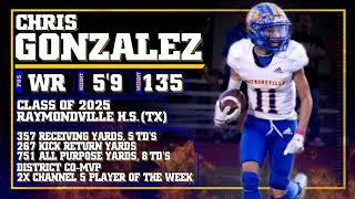 Chris Gonzalez [WR/ATH] Junior Highlights