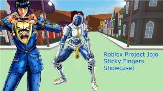 Roblox Project Jojo Sticky Fingers Showcase!