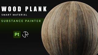 Substance Painter Tutorial | Wood Plank Material Breakdown