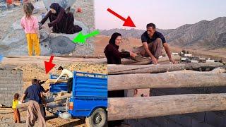Shahla and Kourosh: From bringing boards to building a hut roof in the heart of nature