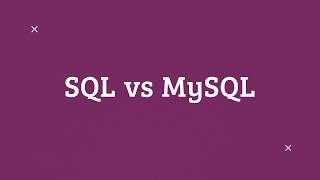 Difference between SQL and MySQL in short...