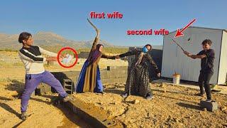 Iran Nomadic Life: Mr. Hassan Family Struggles with Crazy Father Second Wife on Farm