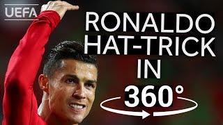 RONALDO hat-trick against SWITZERLAND in 360°!! #UNL FINALS HIGHLIGHTS