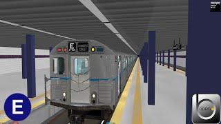 OpenBVE: (E) to Chambers Street | Queens Blvd Exp | R38 Pre GOH