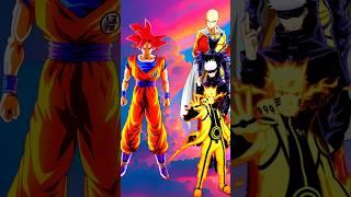 Goku vs Saitama Garou Gojo & Naruto