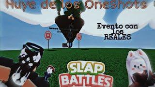 Huye de los OneShots | Slap Battles | Roblox | JuAniKiller