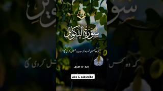 surah Al-takwar verse Urdu translation#quran#religion #ytshorts