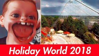 Holiday World Wooden Rollercoasters Water Slide Splashin Safari Legend Voyage TeamCermakTV Takeover