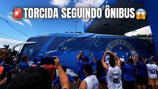 Surreal Aerozeiro cruzeiro saindo da toca junto com a torcida do Cruzeiro