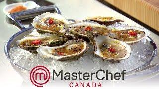 Claudio Aprile's Raw Bar - How To Prepare Oysters (MasterChef Canada S5)