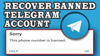 How To Recover Banned Telegram Account | Appeal For Banned Telegram Account Recovery (2 Methods)