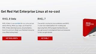 Download Red Hat RHEL 8 For Free