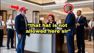 Hotel Reception Refuses To Check In Republican Man For Wearing MAGA Hat, Unaware He Owns the Place