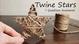 Top 7 Questions Answered! DIY Twine Decoration