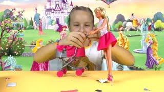 Кукла Штеффи с коляской и 2 малыша. Steffi doll with a stroller and 2 baby