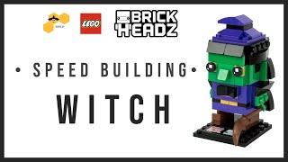 BEELD LEGO 40272 BrickHeadz Witch Halloween Edition Speed Building