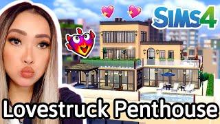 LOVESTRUCK Penthouse Renovation & First Impressions of the New Items: Sims 4 Speed Build #Sims