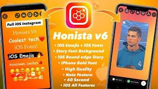 Honista v6 Tutorial Full iOS Instagram| iOS Emojis iOS Fonts | Honista v6 New Update Features 2023