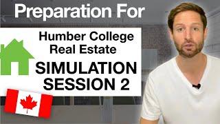 Humber College Simulation Session 2 Preparation 