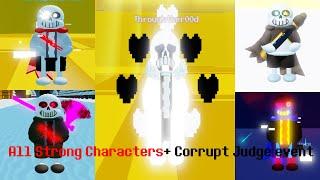 Undertale Final Multiverse DX | All Strong characters + Corrupt Judge