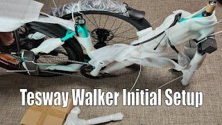 Tesway Walker High Performance City eBike Initial Setup & Install