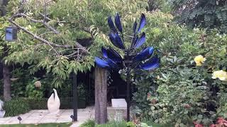 Pennon Wind Sculpture Vibrant Blue 205h x 56w