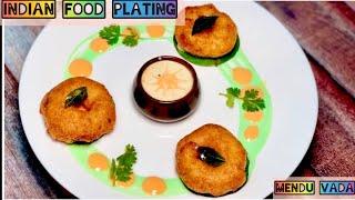 FUTURE INDIAN FOOD  PLATING | MENDU VADA PLATING  ideas by Chef Bharat Khatik.