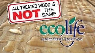 Ecolife vs. Ordinary Treated Wood Demonstration