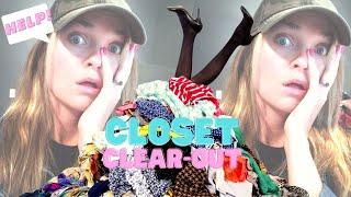 CLOSET REORGANIZATION: SHIRTS & TOPS / declutter + reorganize your closet with me! | KatieVision