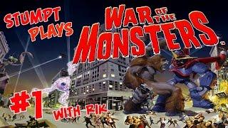 Stumpt Rik Plays - War of the Monsters - #1 - The Big Guns (Story Mode Gameplay)