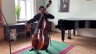 Miloslav Gajdos capriccio no 2 d–moll. Double bass: Mikhail Ogorodnikov