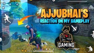 TOTALGAMING REACTION ON MY GAMEPLAY.. #JONTYGAMING - GARENA FREEFIRE BATTLEGROUND