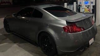 TAKING MY G35 COUPE *MUFFLER DELETE* TO A CAR MEET