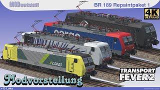 Transport Fever 2 - Siemens ES64F4 - DB BR189 Repaint Paket 1 [Modvorstellung]