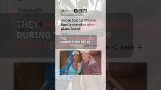 Marcos Jr.’s alleged half-sister banned from drinking on planes after mid-air brawl