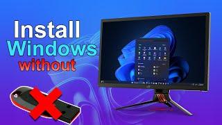 Install Windows Without PenDrive