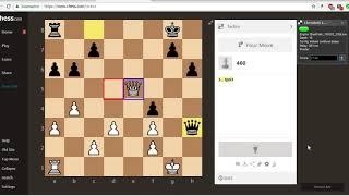 chess bot solving puzzles at chess com